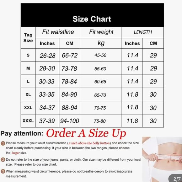 New Waist Trainer - Neoprene and Breathable - Size X-Large - Picture 5 of 7